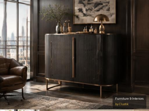 Quill Bar Cabinet — editorial view 1
