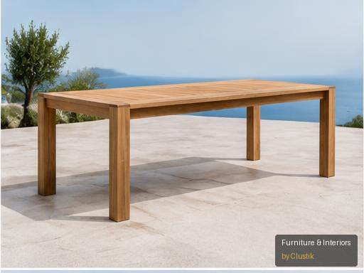 Flora Outdoor Table — editorial view 2