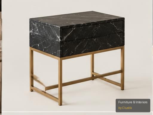Flint Bedside Table — editorial view 2