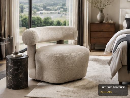 Yara Bedroom Chair — editorial view 1