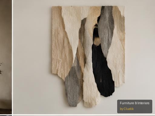 Fossil Wall Sculpture — editorial view 2