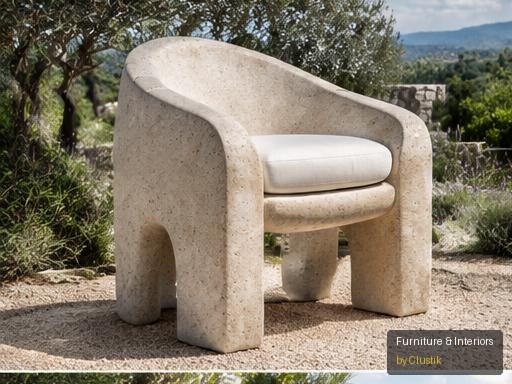 Yuca Outdoor Chair — editorial view 1