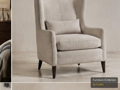 Xenia Bedroom Chair — editorial view 2