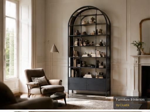 Pavia Bookcase — editorial view 1