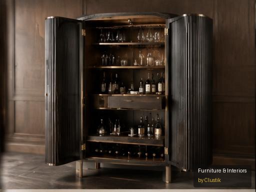 Quill Bar Cabinet — editorial view 2