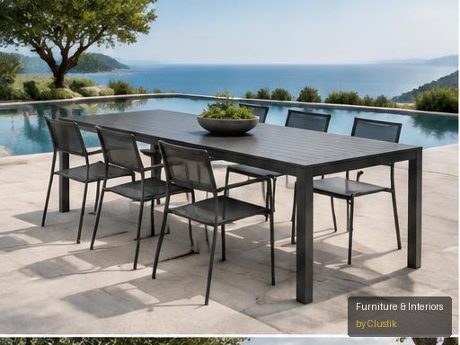 Horizonte Outdoor Table — editorial view 1