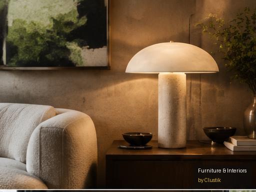 Ember Table Lamp — editorial view 1