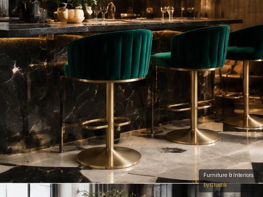 Nadir Bar Stool — editorial view 1