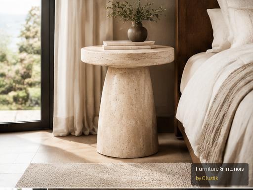 Gaia Bedside Table — editorial view 1