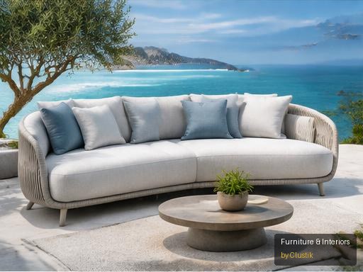 Brisa Outdoor Sofa — editorial view 1