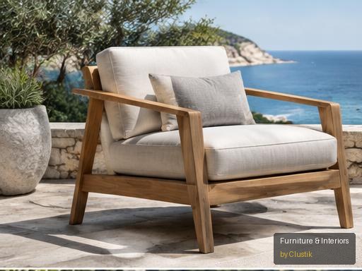 Vista Outdoor Chair — editorial view 1