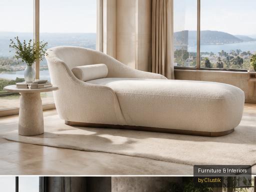 Dalia Chaise Lounge — editorial view 1