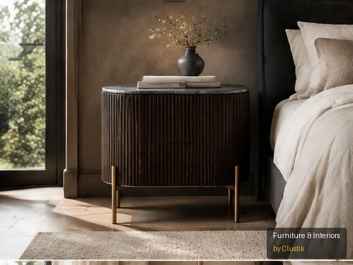 Halo Bedside Table — editorial view 1