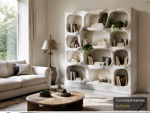 Quinta Bookcase — editorial view 1