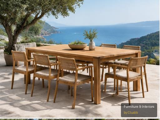 Flora Outdoor Table — editorial view 1