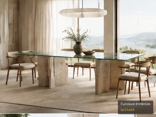 Kano Dining Table — editorial view 1