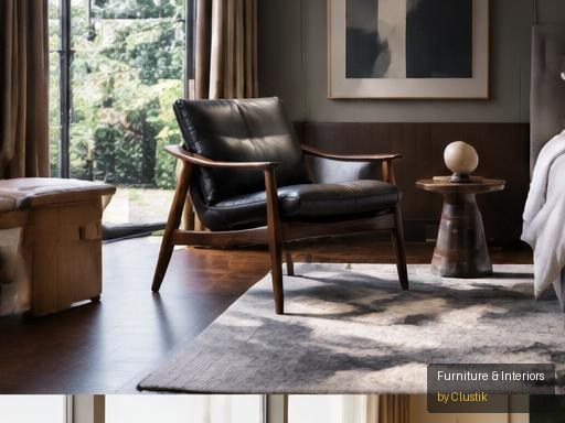 Vela Bedroom Chair — editorial view 1