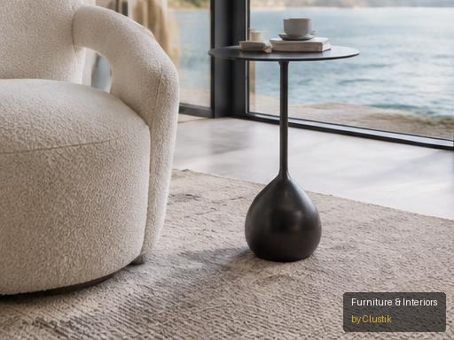 Ypsilon Side Table — editorial view 1
