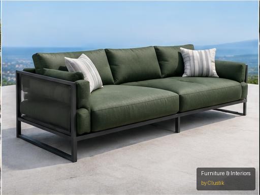 Cala Outdoor Sofa — editorial view 2