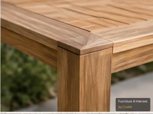 Flora Outdoor Table — editorial view 3