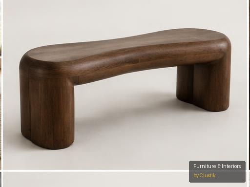 Boreal Bedroom Bench — editorial view 2