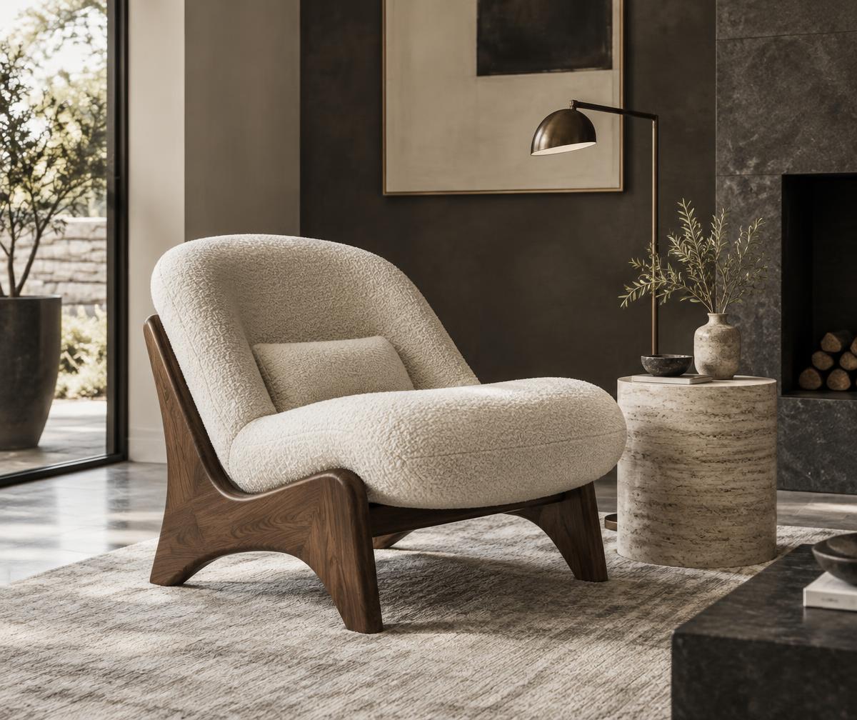 Distinctive seating and considered accents that give a room its character.